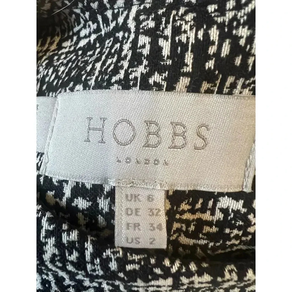 Hobbs London Black Cream Shift Dress size 2. - Picture 7 of 9